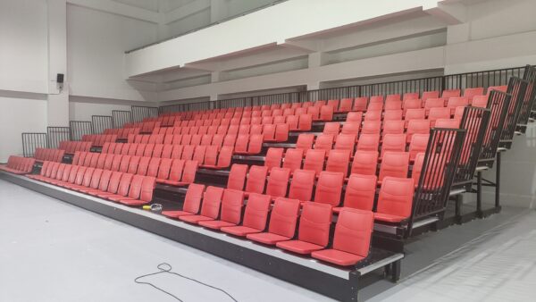 Movable stadium bleacher