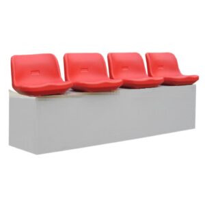 BLM-1811 Middle  Fixed  Backrest Stadium Seat