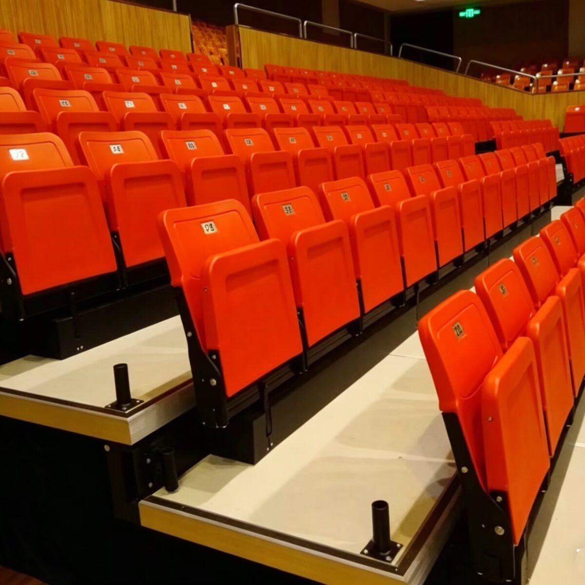 JUYI JY-720 Retractable Seating System Telescopic Tribunes