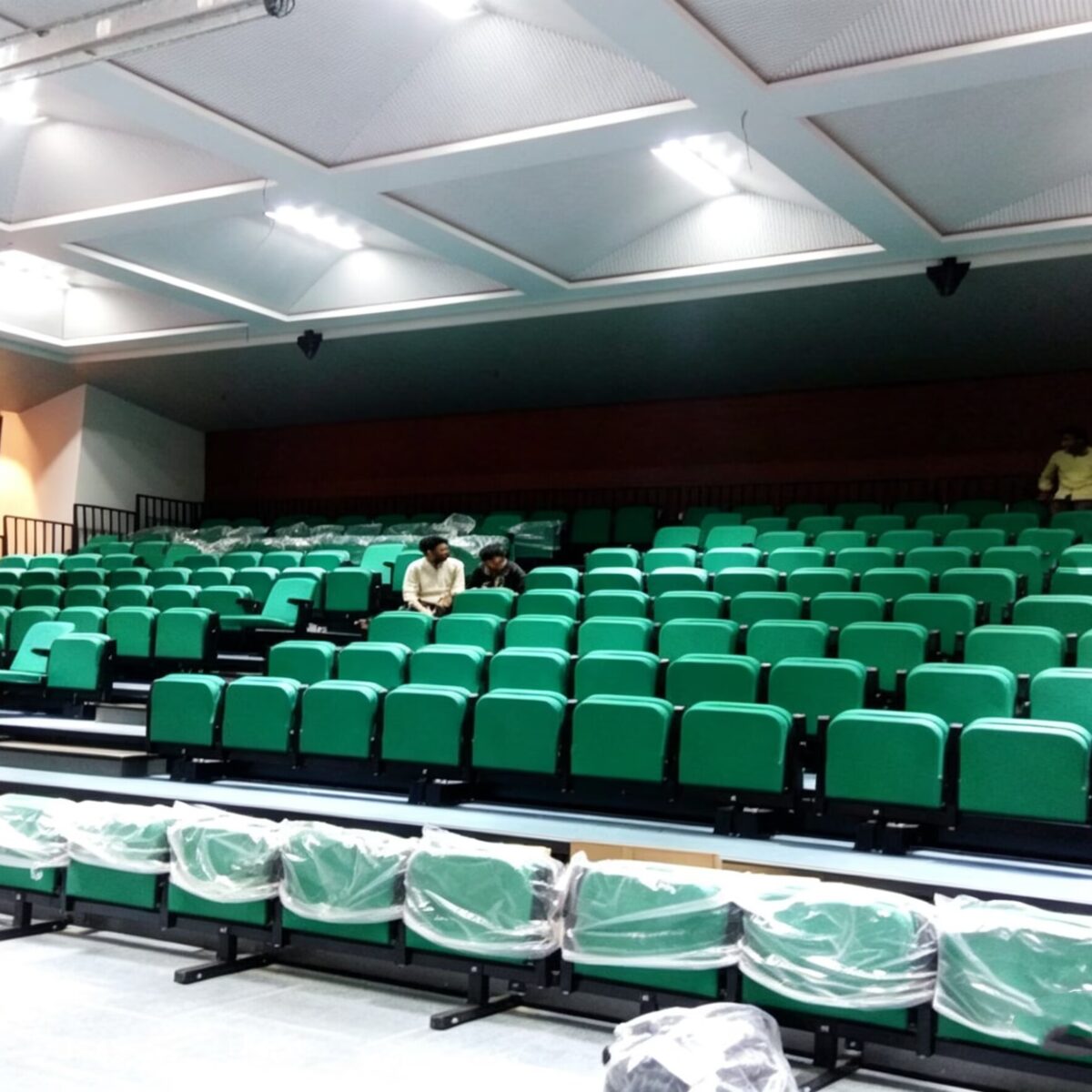 Retractable Bleacher Seating Grandstand Tribune Seats JY-768 Memory Foam Seat Stadium