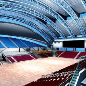 JY-768 Indoor  Telescopic/retractable Bleacher