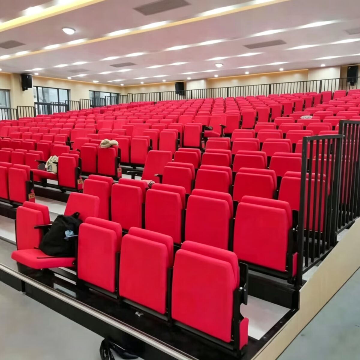 JY-768 Retractable Bleacher Seating wiyh back