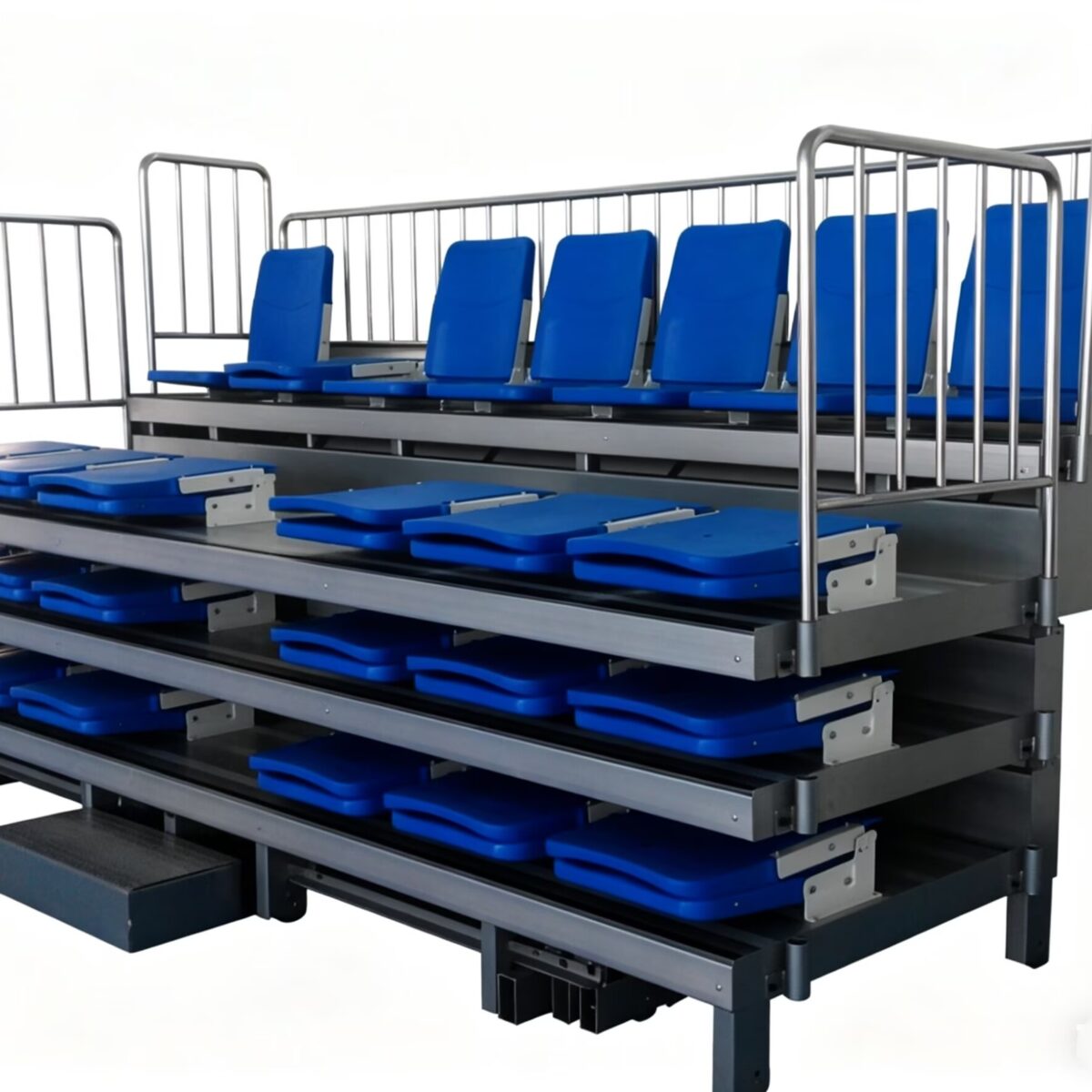 JY-769 Retractable Bleacher Plastic Chairs