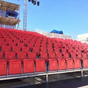 Outdoor Demountable Grandstand Bleachers with Plastic Seats