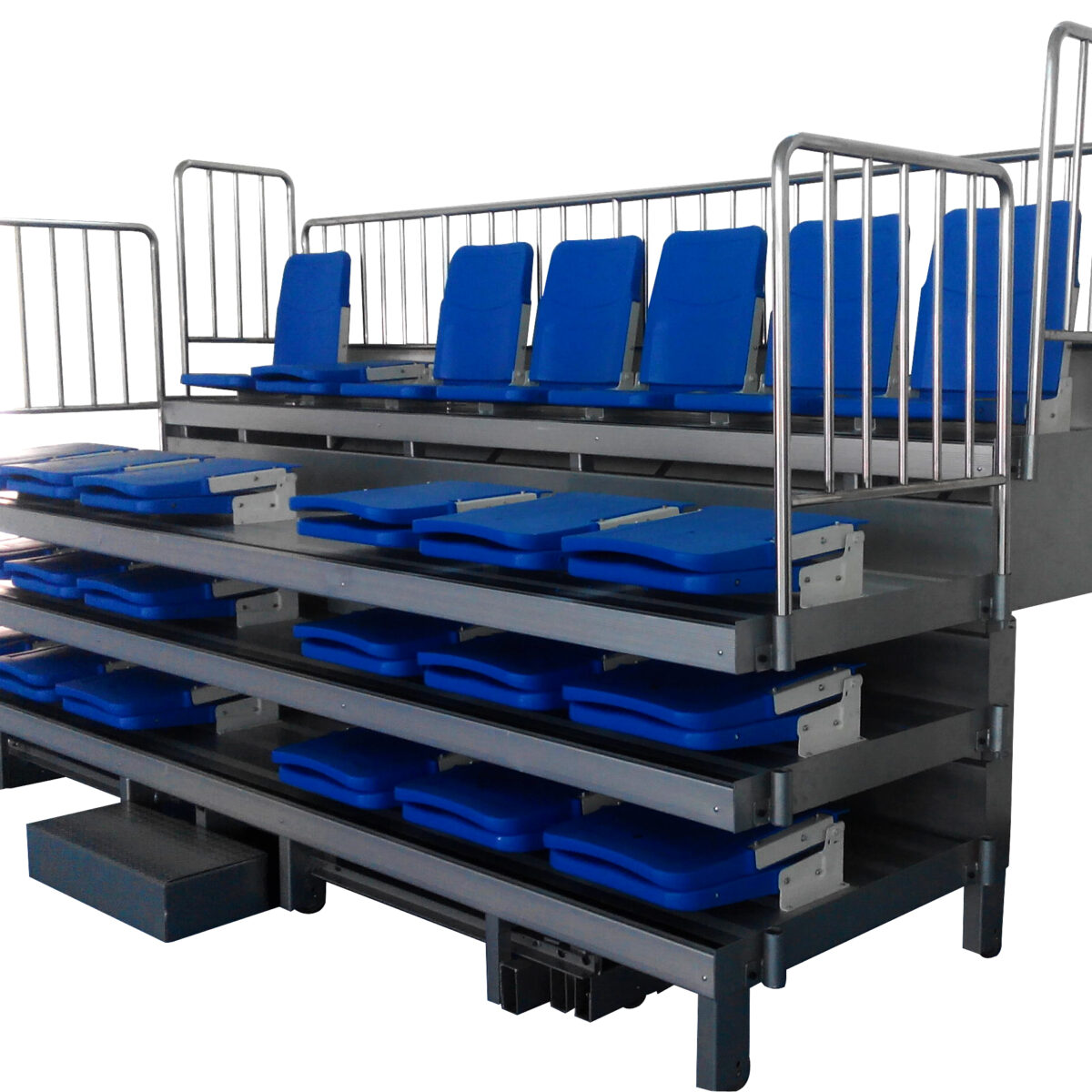 JY-769 Retractable Bleacher Plastic Chairs