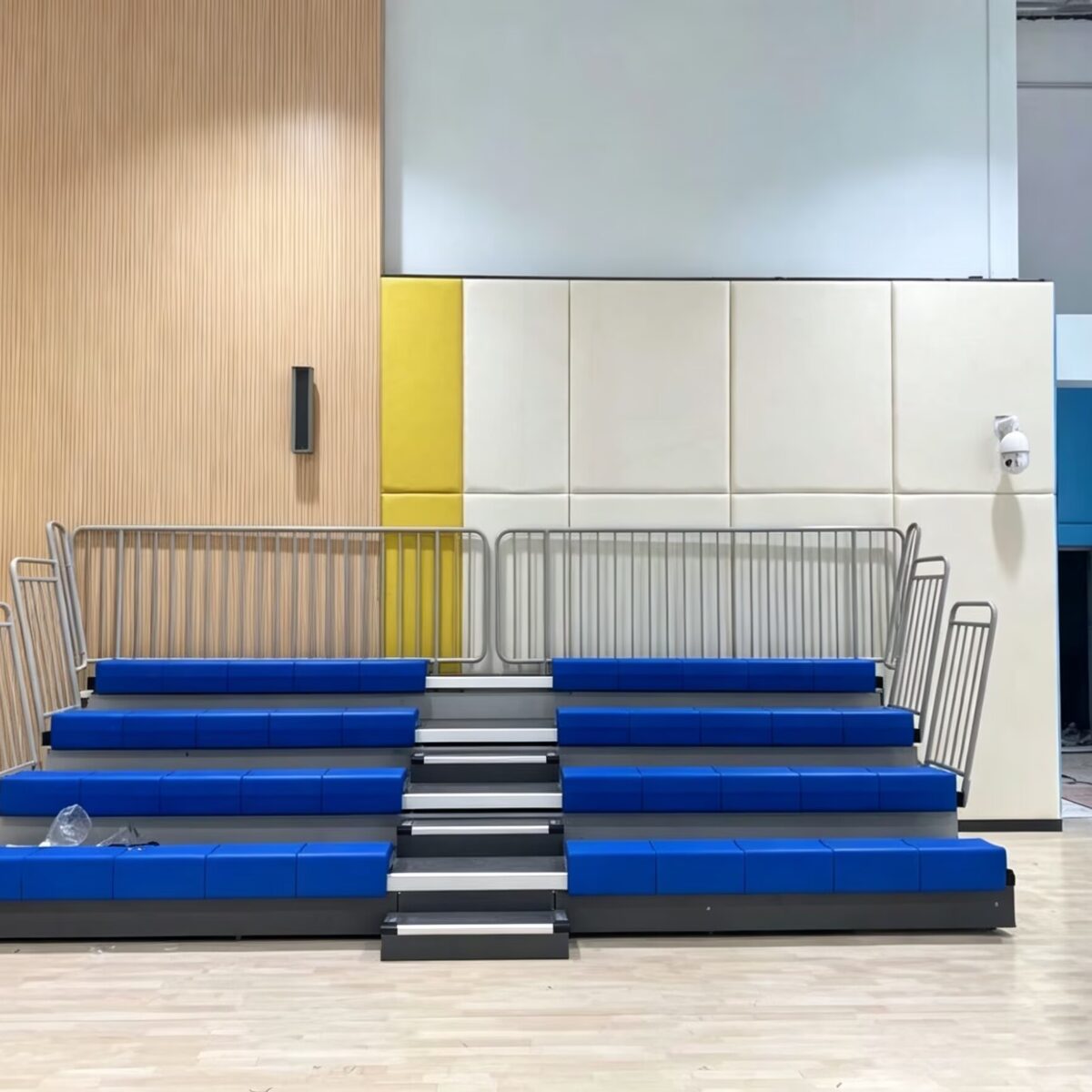 JY-750 Telescopic Bleacher Bench Seating System