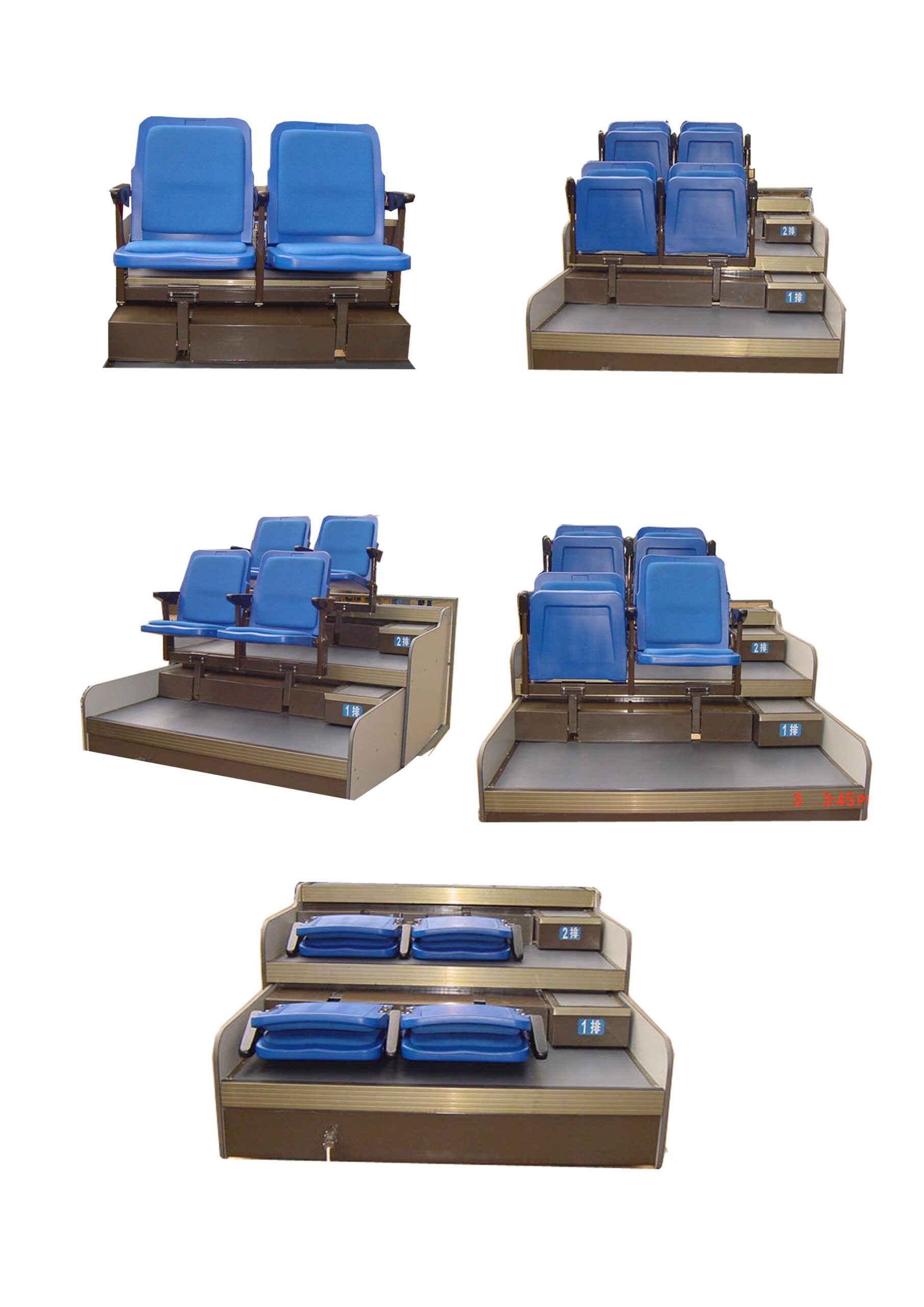 Bleacher Chairs with Backs - Image 6