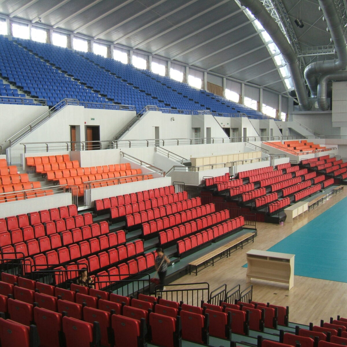 Bleacher Chairs with Backs