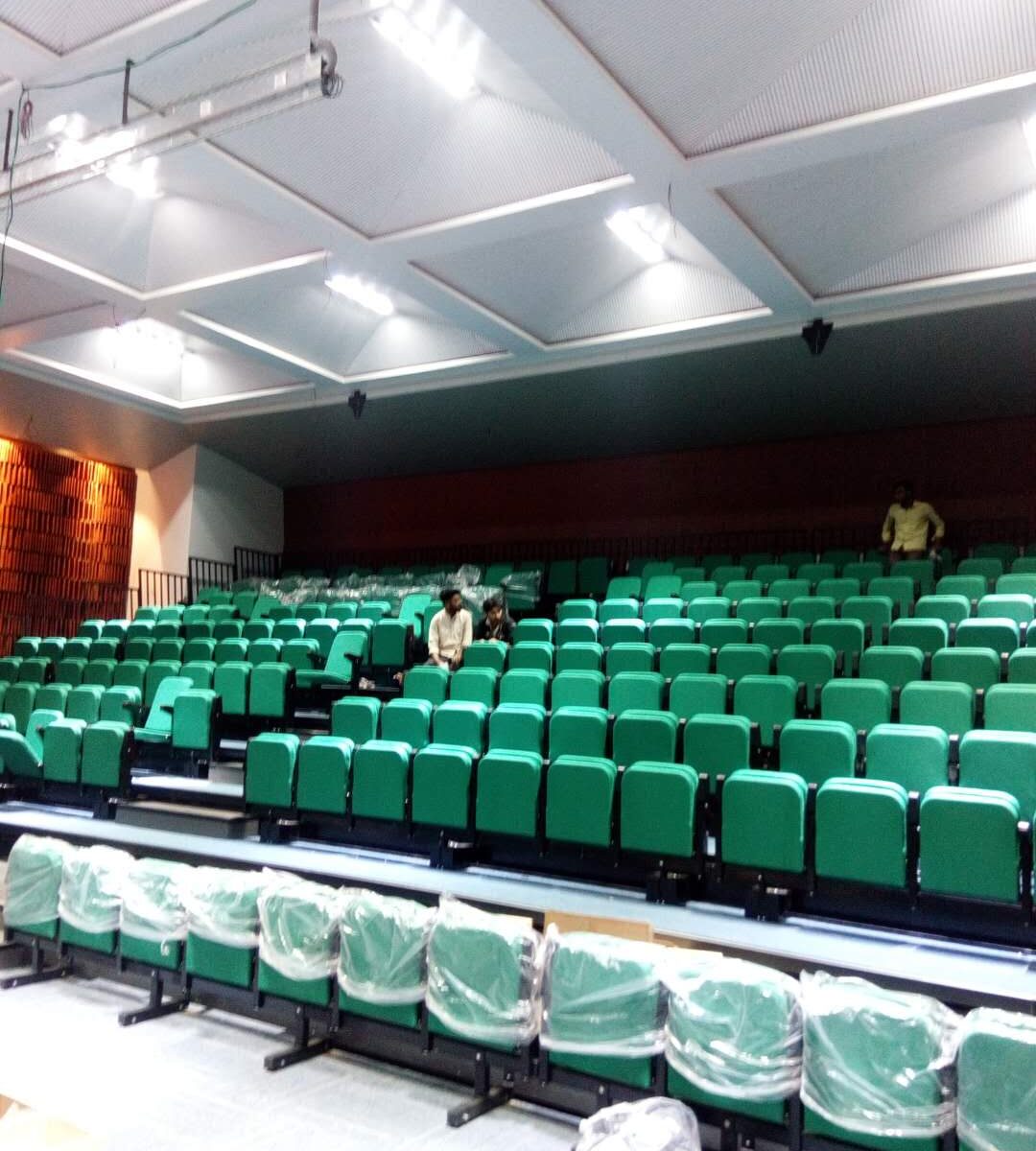 Retractable Bleacher Seating Grandstand Tribune Seats JY-768 Memory Foam Seat Stadium